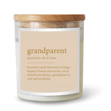 Grandparent-GOLDIE Dictionary Candle- Wanaka