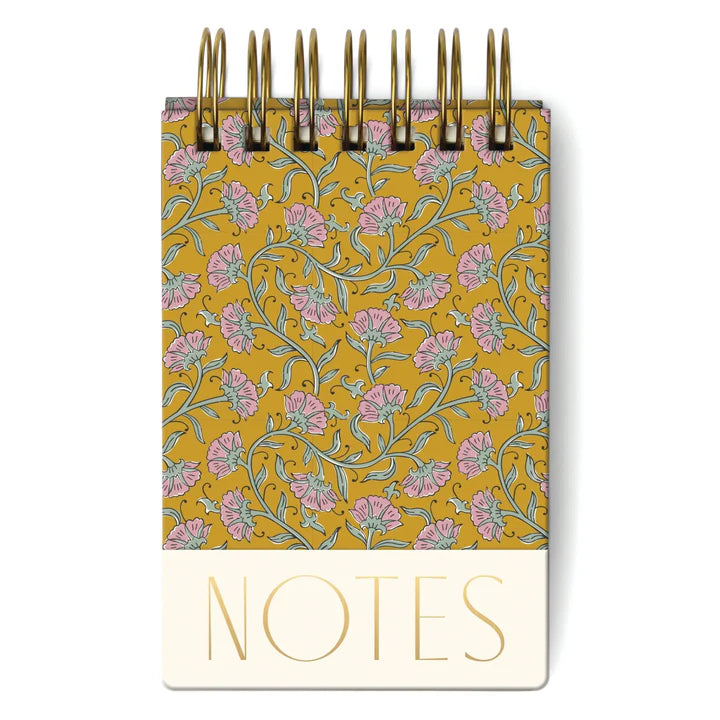 Chunky Notepad - Green Vintage Floral