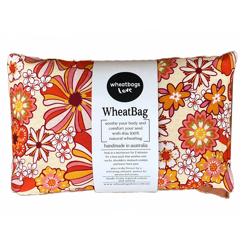 Wheatbag Groovy Flowers Orange