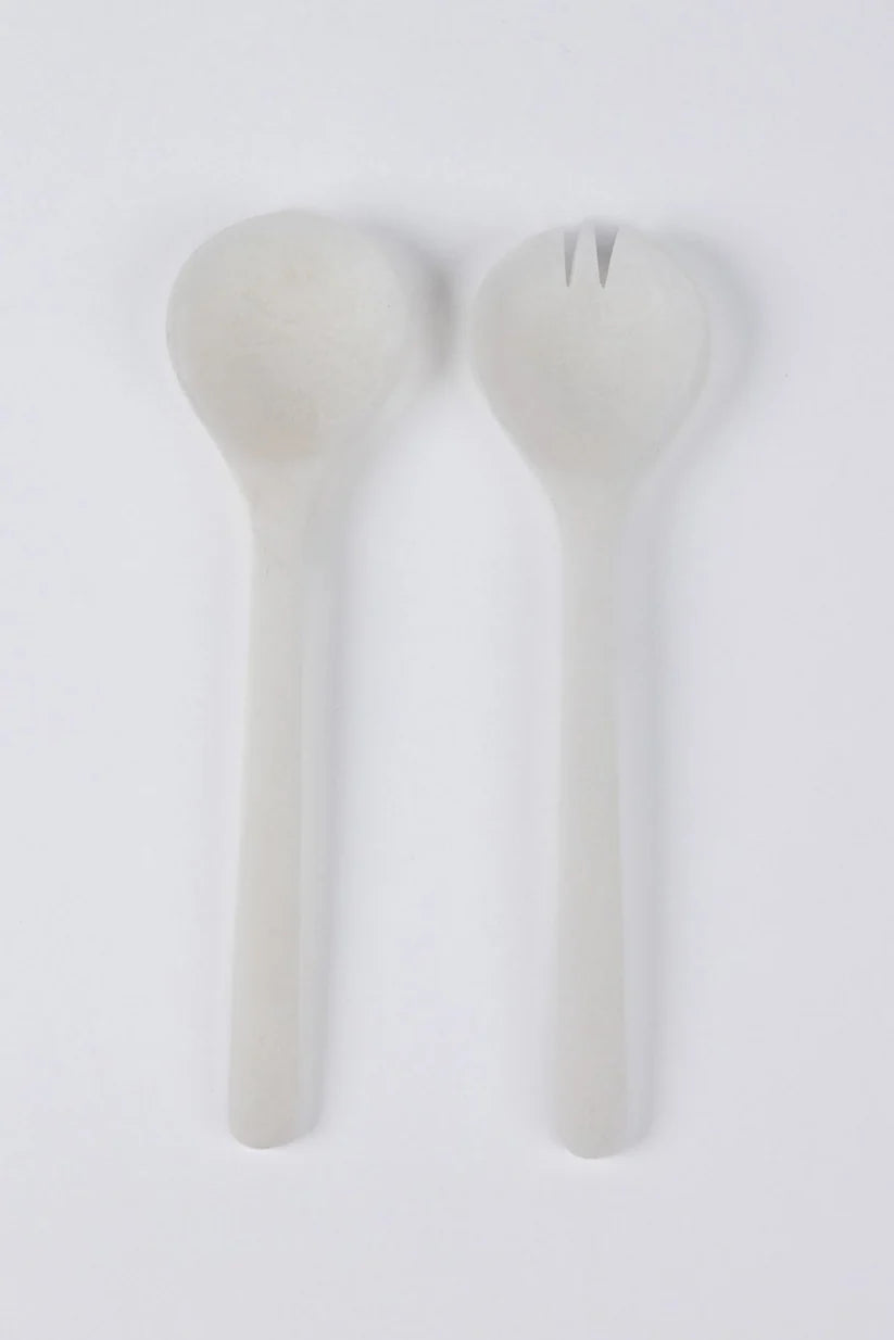 Lorne Salad Servers - White