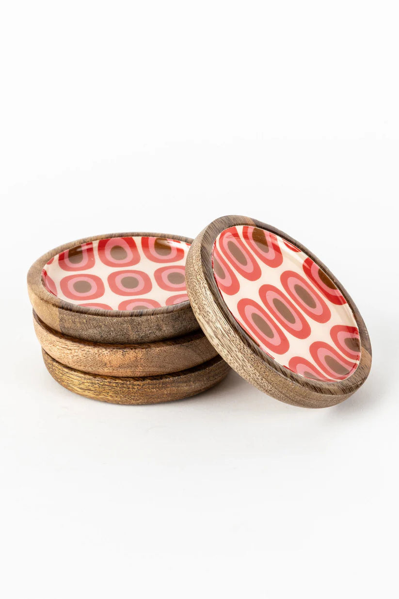 Groovy Coasters Set 4