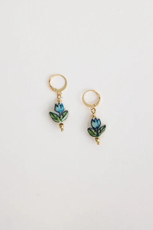 Verona Earrings - Blue