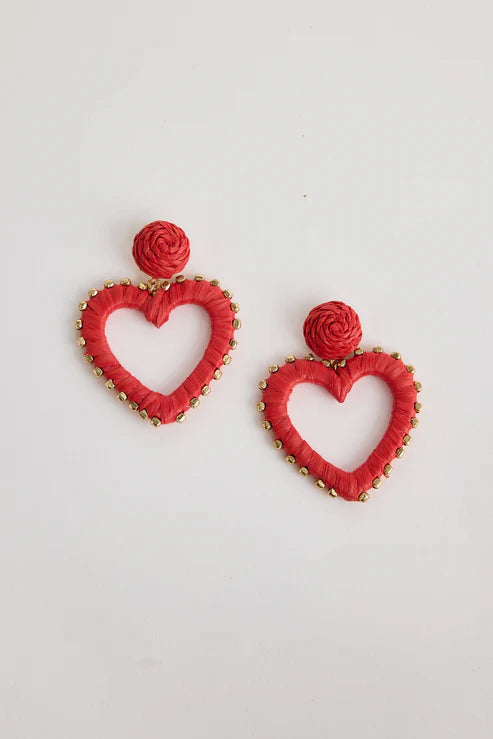 Scarlett Earrings - Red