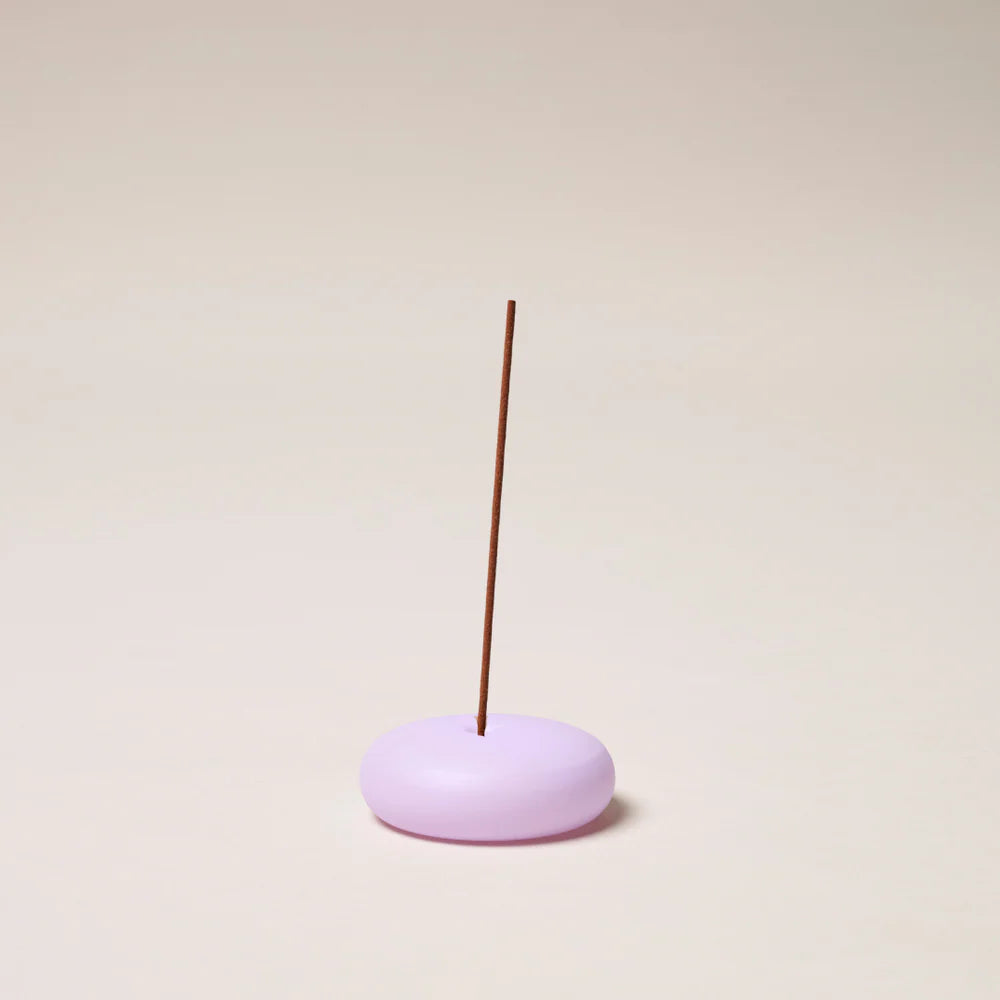 Frosted Glass Holder Small - Lilac