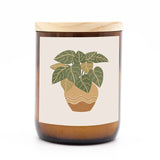 Midi House Plants Candle - Wave