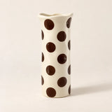 Small Ceramic Vase Brown Spot