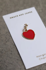 Hanging Charm Red Heart