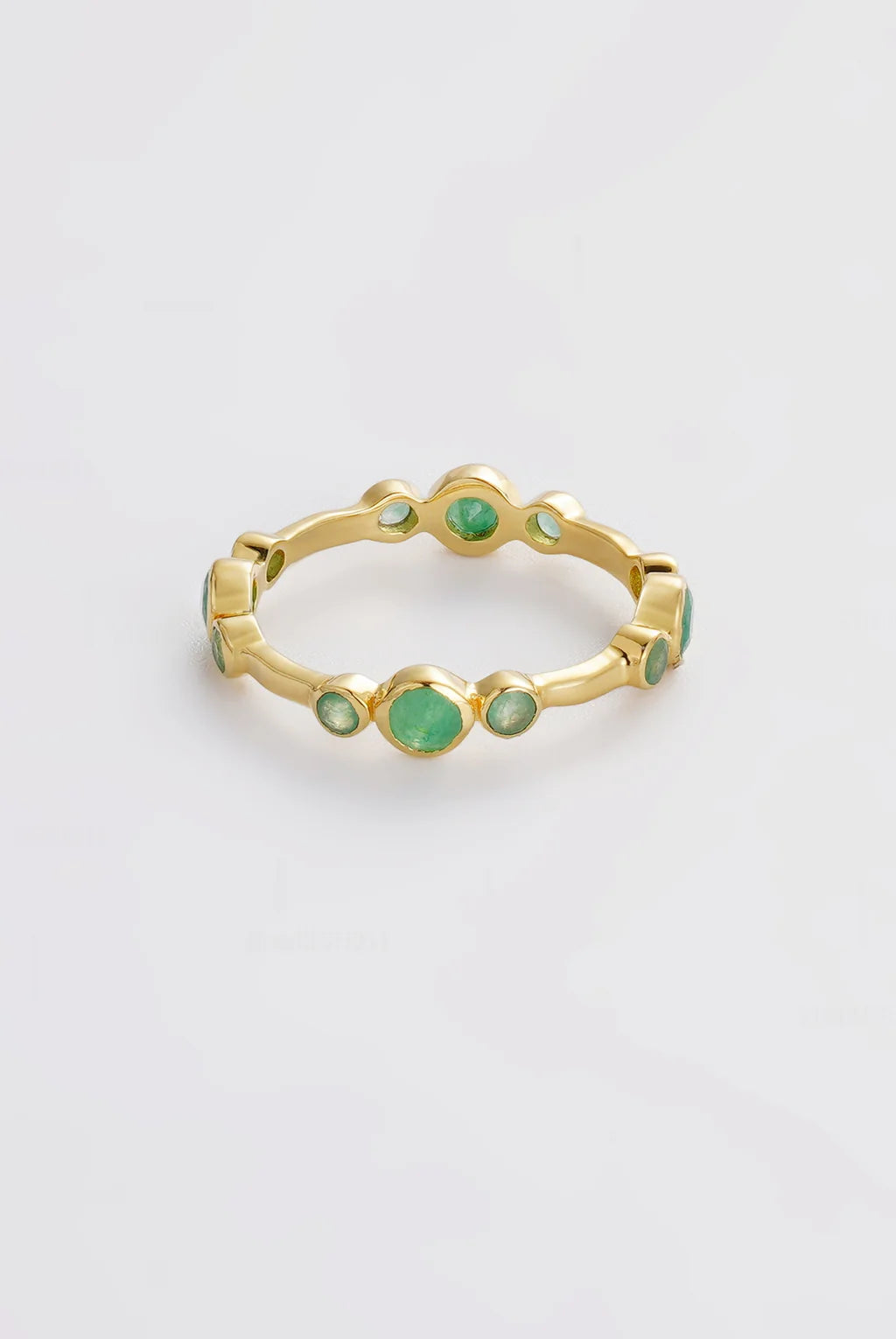 Ivy Ring Beryl Emerald Gold