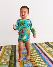 Load image into Gallery viewer, Home Among The Gum Trees Organic Long Sleeve Romper

