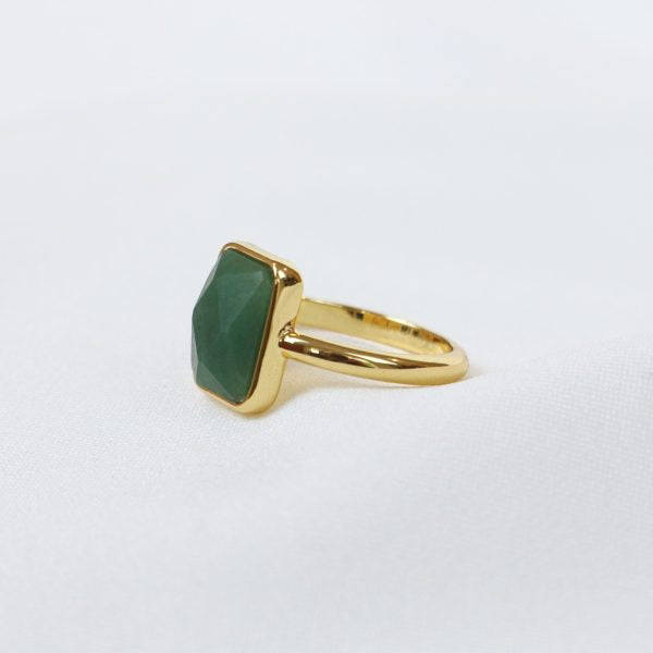 Asteria - Jade Ring Gold