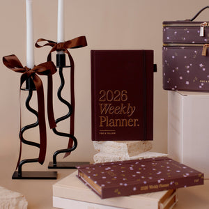 2026 A5 Vertical Planner - Chocolate