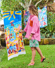 Load image into Gallery viewer, Kip &amp; Co x Ken Done Beach Life Terry Beach Towel
