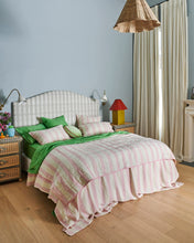 Load image into Gallery viewer, Green Tea Linen Fitted Sheet

