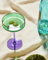 Jaded Margarita Glass 2 Piece Set