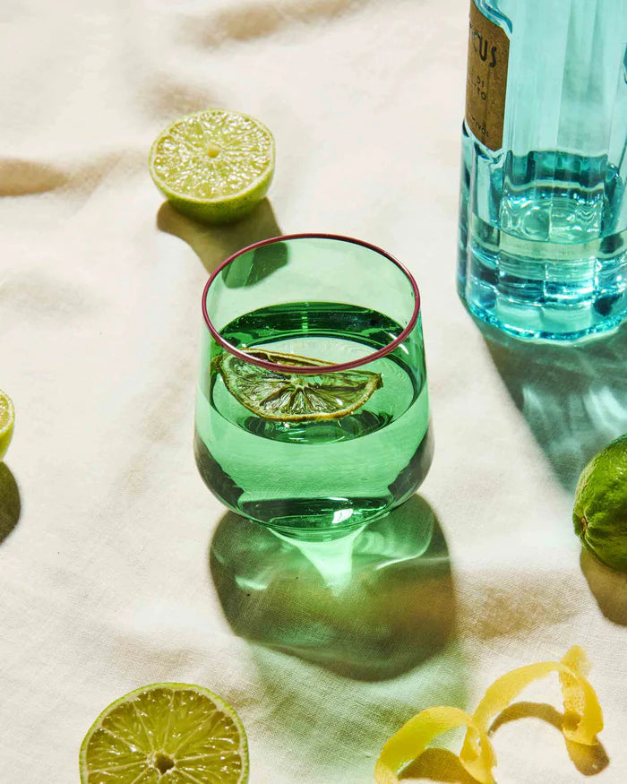 Jaded Tumbler Glass 2 piece Set