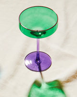 Jaded Margarita Glass 2 Piece Set
