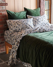 Load image into Gallery viewer, Kombu Green Velvet Quilt Cover
