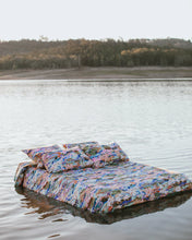 Load image into Gallery viewer, Kip&amp;Co x Kezz Brett Waterlily Waterway Organic Cotton  Quilt Cover
