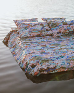 Kip&Co x Kezz Brett Waterlily Waterway Organic Cotton  Quilt Cover