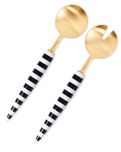 Monochrome Brasserie Salad Servers