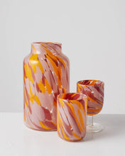 Load image into Gallery viewer, Desert Flower Swirl Large Tumbler Glass 2p
