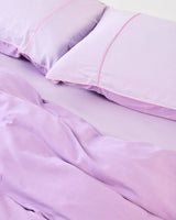 Glow In Lavender Bamboo Cotton Fitted Sheet