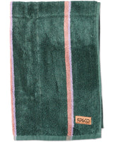 Wakame Crush Stripe Bamboo Terry Hand Towel