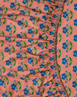 Kip & Co x Anna Spiro Indian Summer Rose Organic Cotton Fitted Sheet