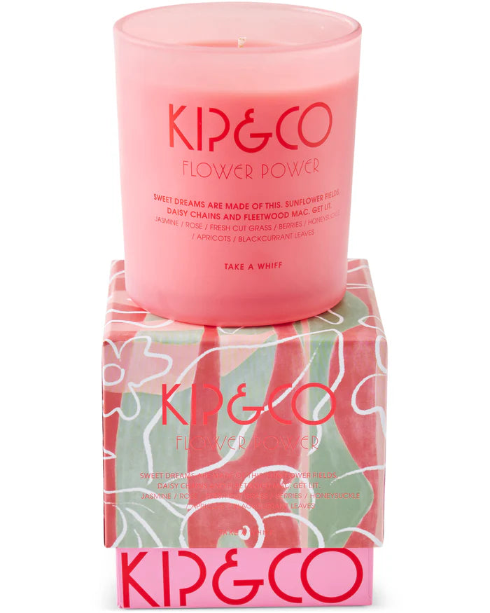 Flower Power Candle