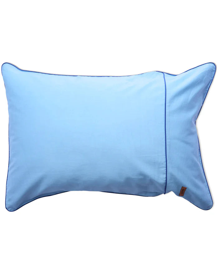 Glow In Blue Bamboo Cotton Pillowcases.