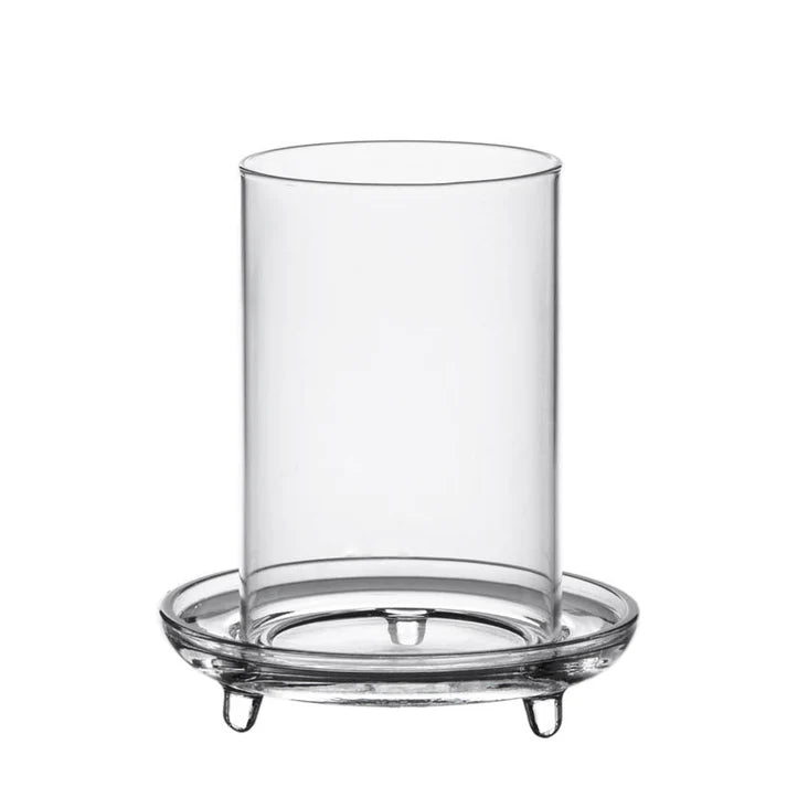 Lance Clear Glass Pillar Hurricane - Small