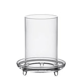Lance Clear Glass Pillar Hurricane - Small