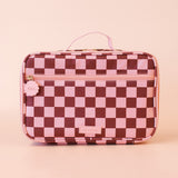 Cherry Check Large Lunch Bag