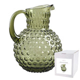 BULLE GLASS JUG - Green