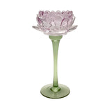 Figgins Stemmed Flower Votive Lilac