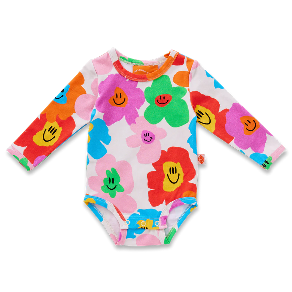 Hey Blomma! Long Sleeve Bodysuit