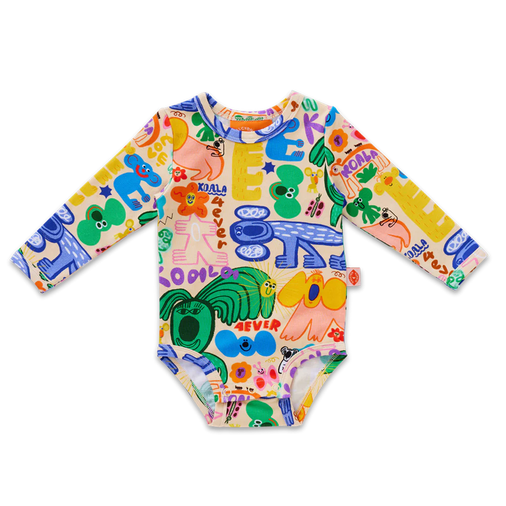 Koala 4ever Long Sleeve Bodysuit
