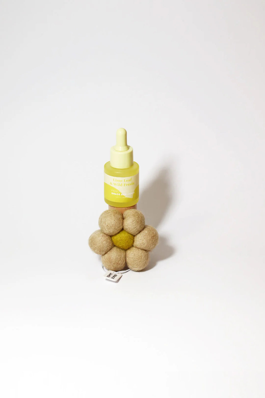 Lime Leaf & Fresia Felt Air Freshener