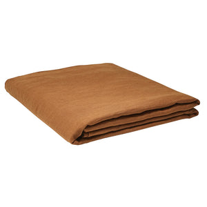 Linen Flat Sheet Tobacco