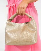 Linton Crossbody - Light Gold Crinkle