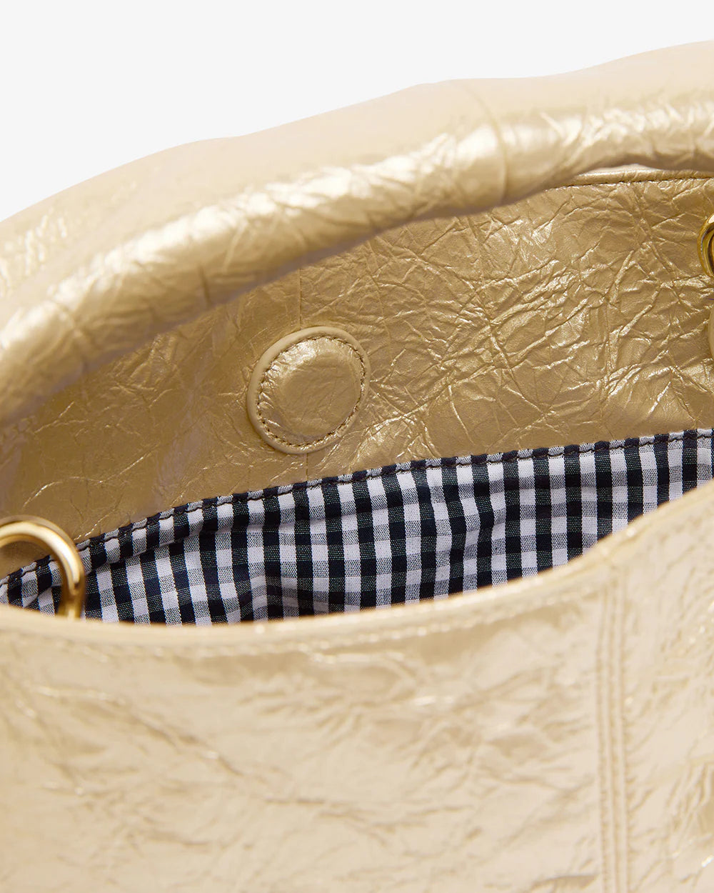 Linton Crossbody - Light Gold Crinkle