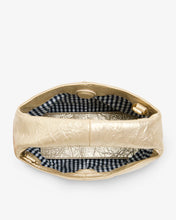 Load image into Gallery viewer, Linton Crossbody - Light Gold Crinkle
