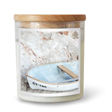 Little Blue Boat Candle