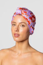 Load image into Gallery viewer, Dahlia shower cap in Hibiscus - Larger Size
