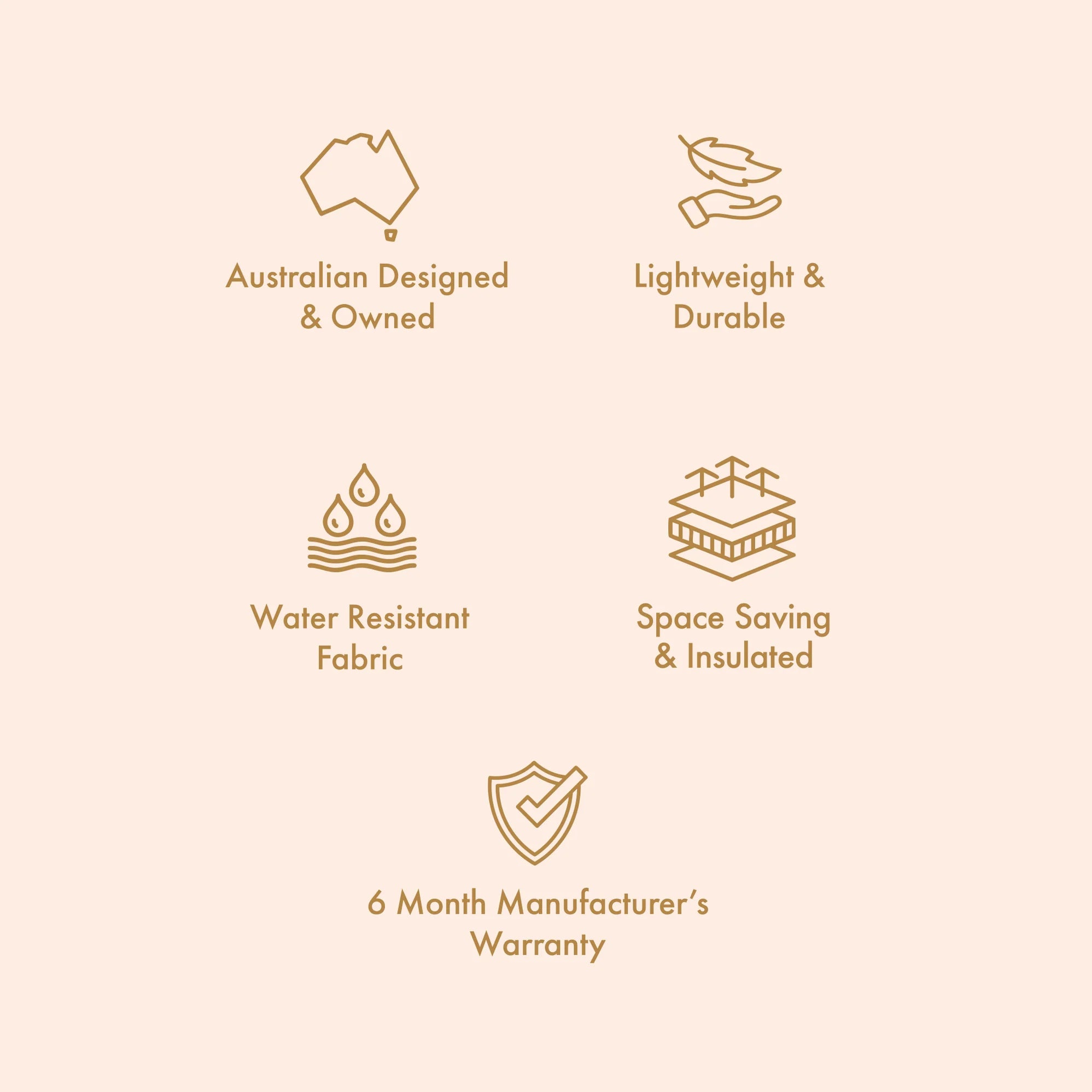 Golden Suns Mini Lunch Bag