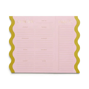 Meal Planner Notepad with Magnets