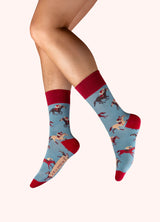 Vintage Race Horses Socks