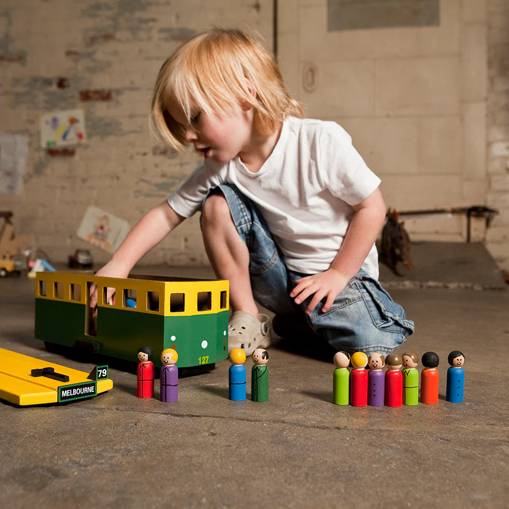 Melbourne Tram Iconic Wooden Toy