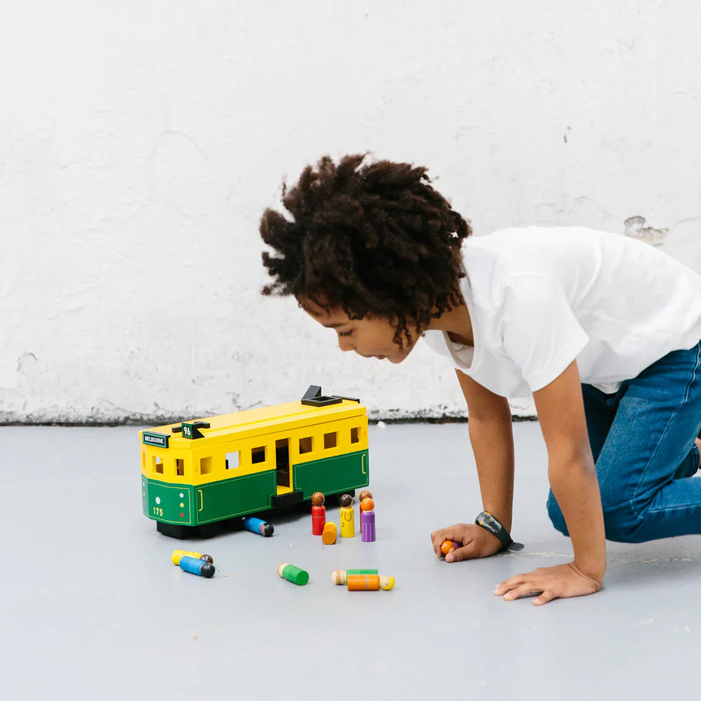 Melbourne Tram Iconic Wooden Toy