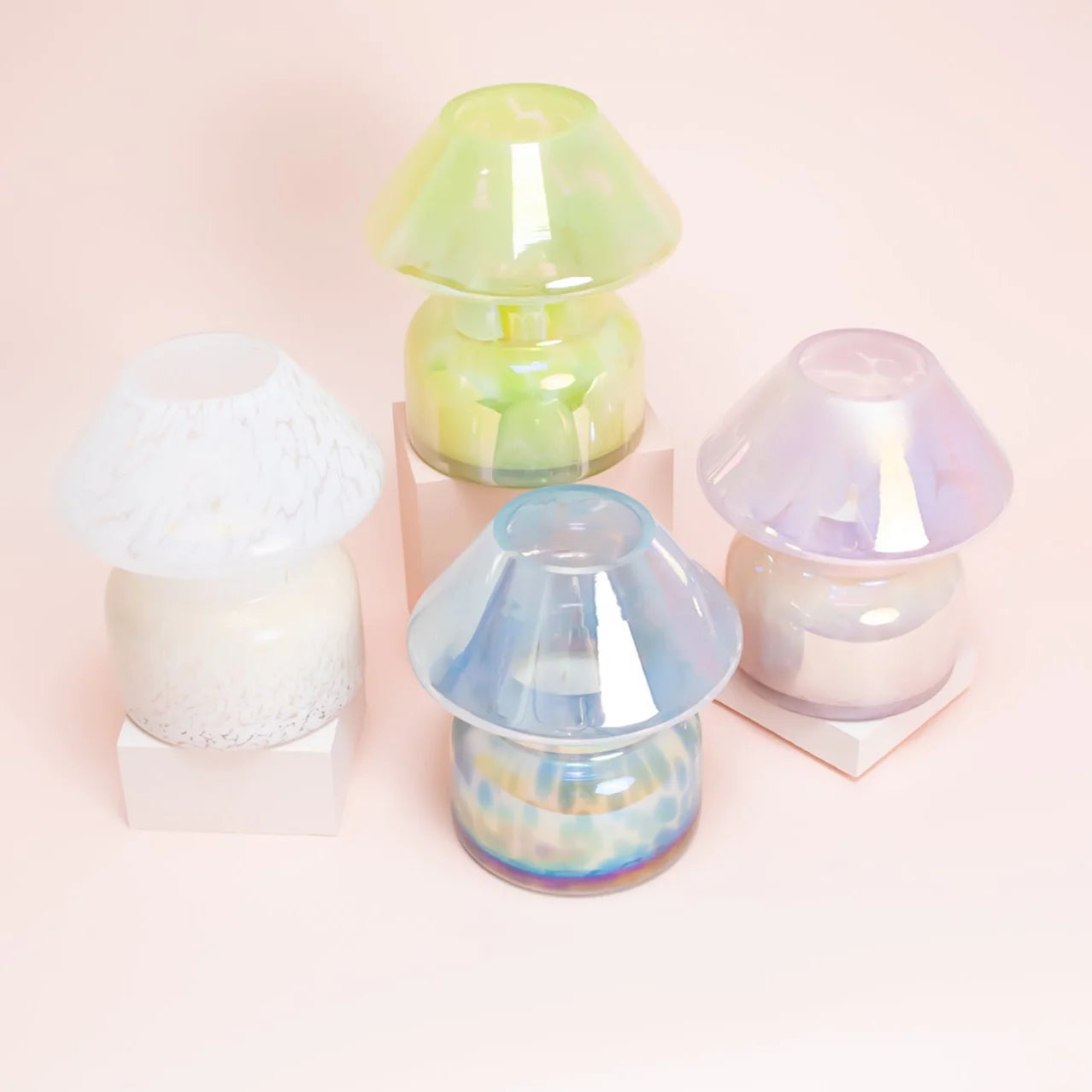 Mushroom Candle Lamp Black